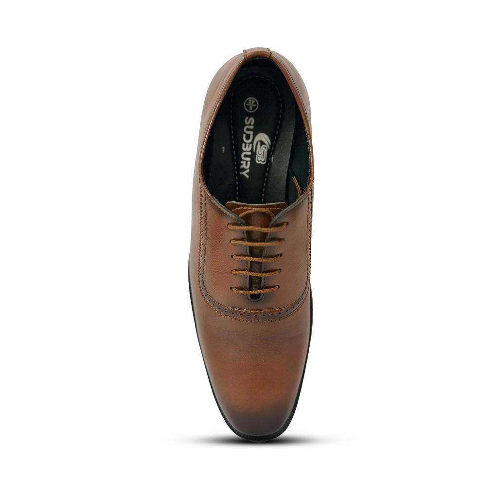 Oxford Prestige – Men’s Brown Lace-Up Dress Shoes