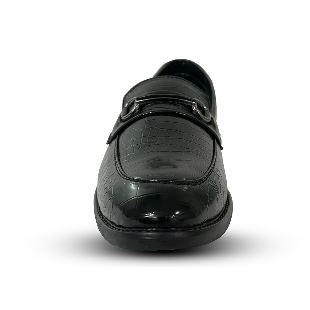 Luxury in Every Step – Italian Croc-Textured Loafers