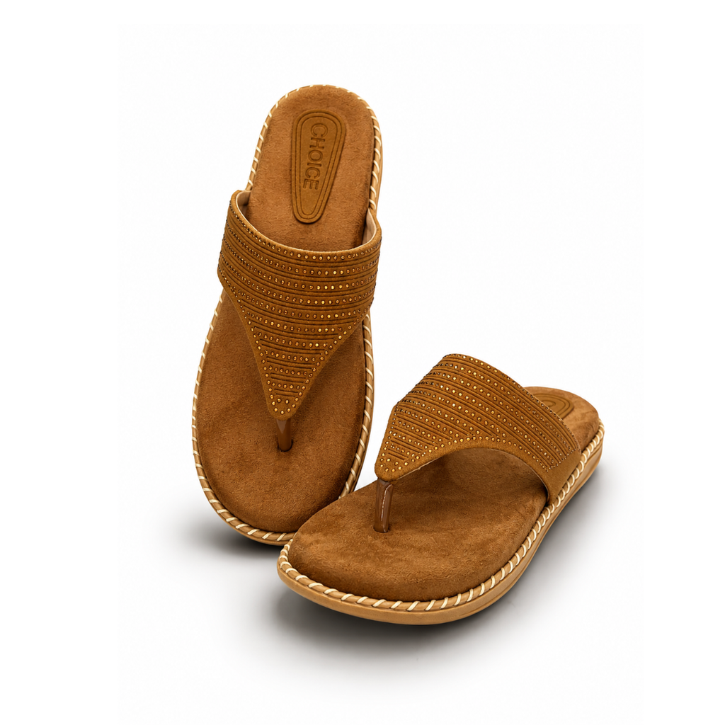 Side angle of Sudbury Women's Cushioned Slippers showing lightweight profile