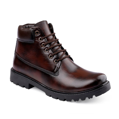 Men's Ankle Lace-up Boots for All Seasons