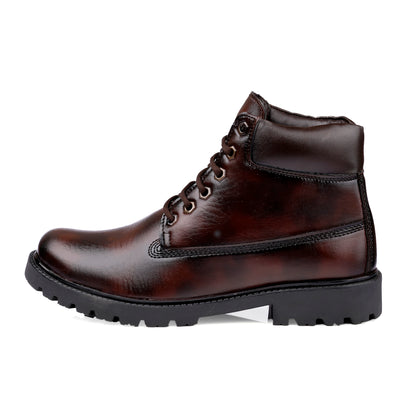 Men's Ankle Lace-up Boots for All Seasons