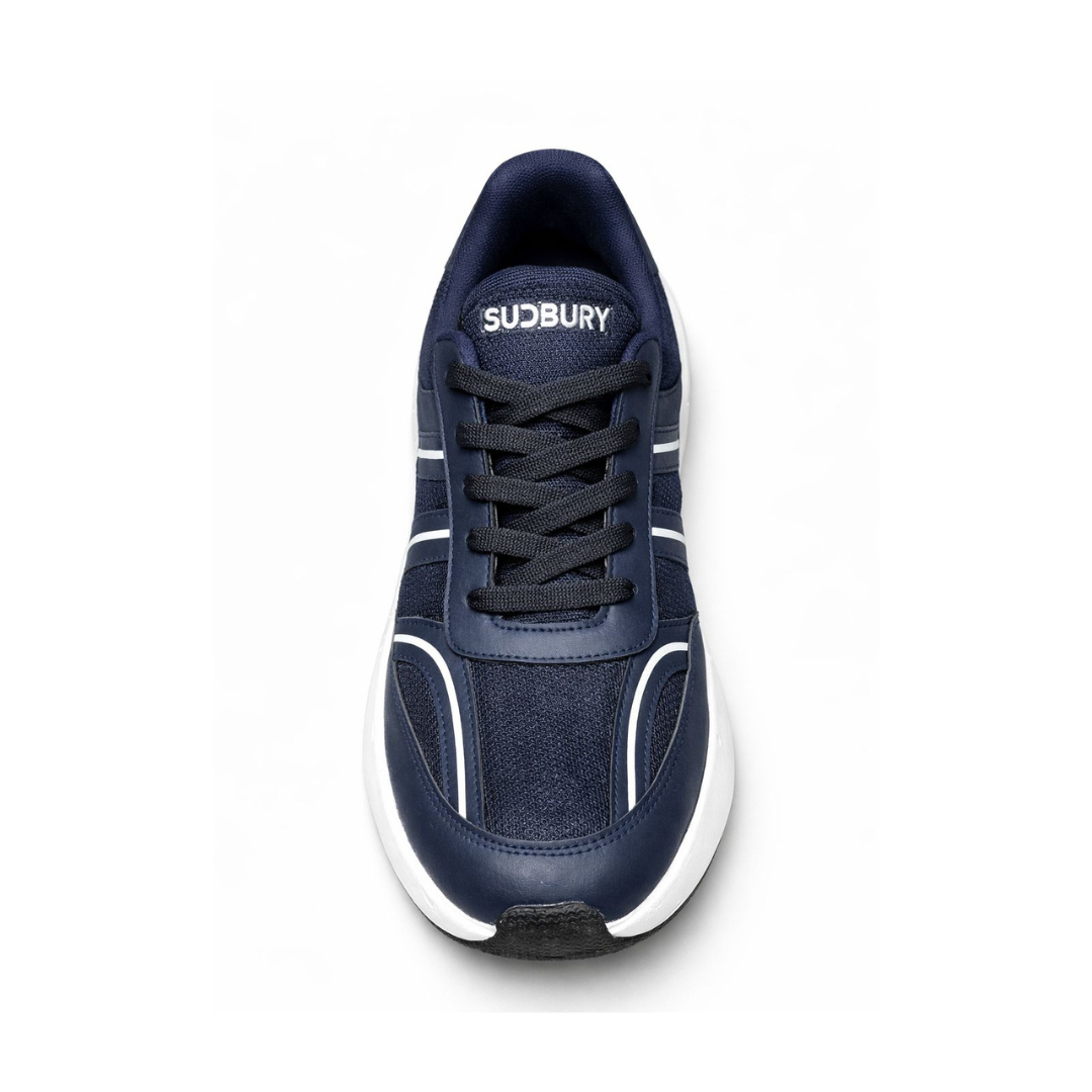 Sudbury RunMax Marathon Lightweight Running Shoes for Men – Breathable Sports & Walking Shoes | Navy