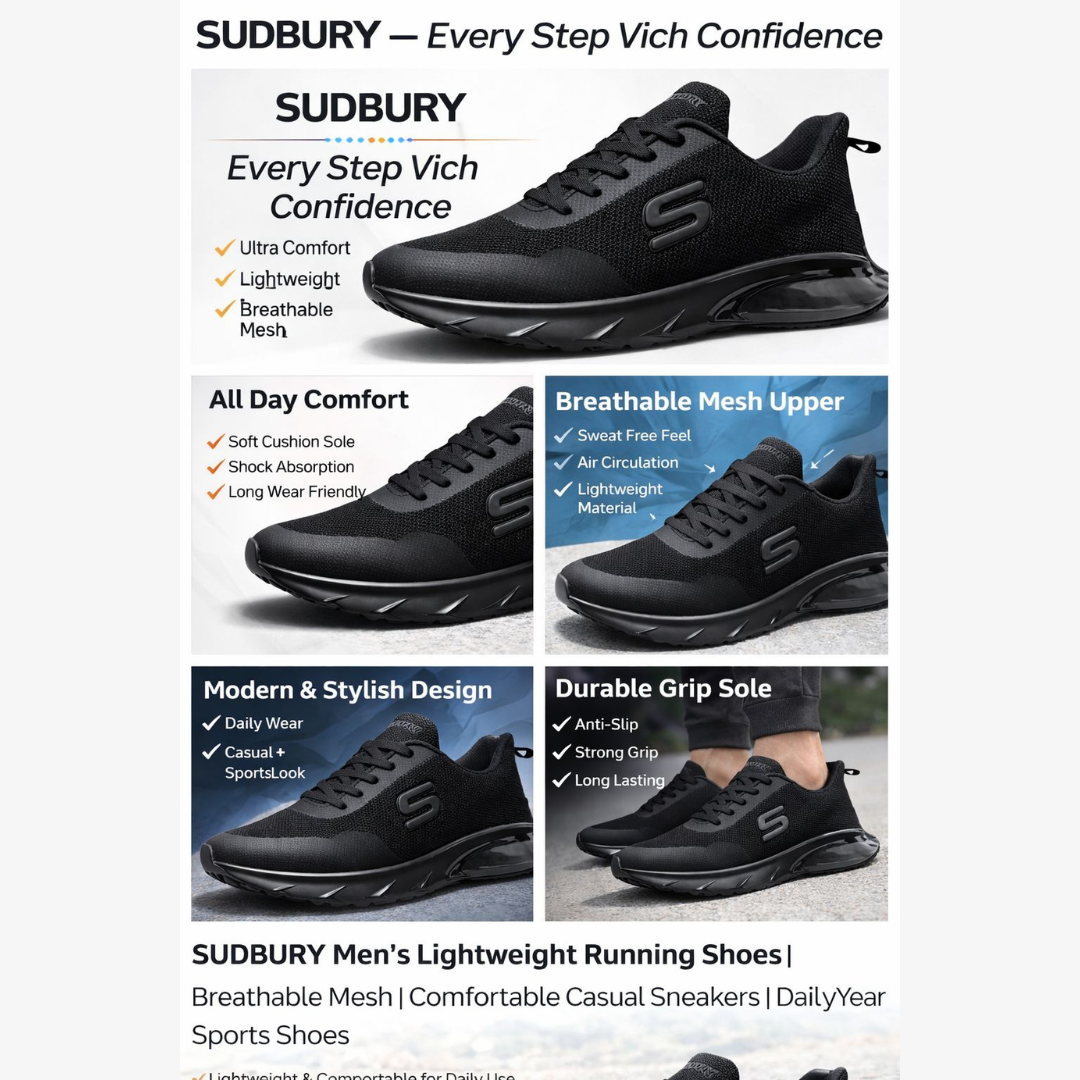 Velix AirStride Running Sneakers