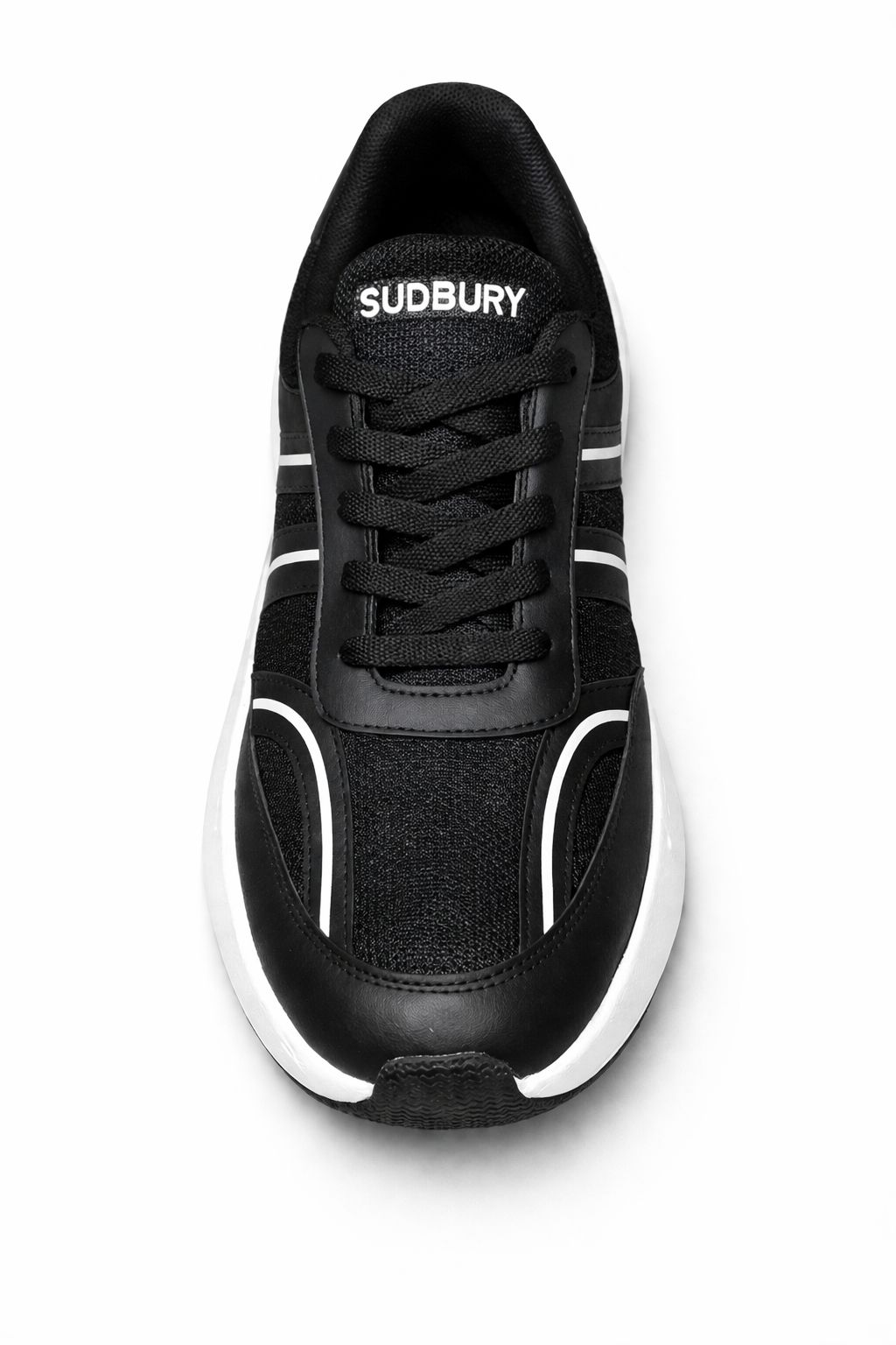 Sudbury RunMax Marathon Lightweight Running Shoes for Men – Breathable Sports & Walking Shoes | Black
