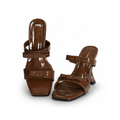 Sudbury Elegant Bow Strap Mid Heel Sandals